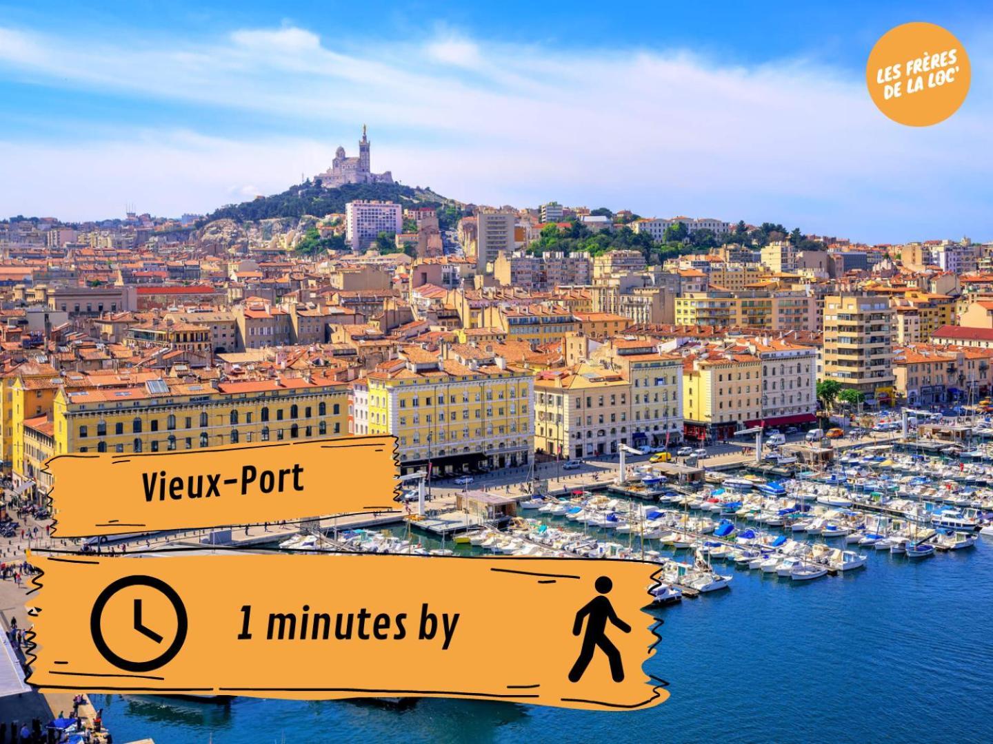 Charmant Appartement Au Vieux-Port - Climatisation - Les Freres De La Loc' Marsiglia Esterno foto